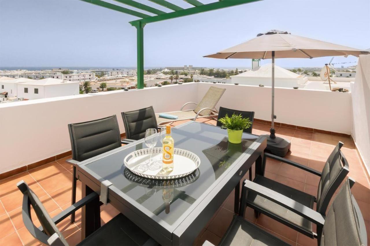 Апартаменты Apartamento Om Con Piscina Y Vistas Al Mar Коста-Тегисе Экстерьер фото